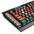 Azerbaijan Flag Distressed K95 RGB PLATINUM Mechanical Gaming Keyboard Skin